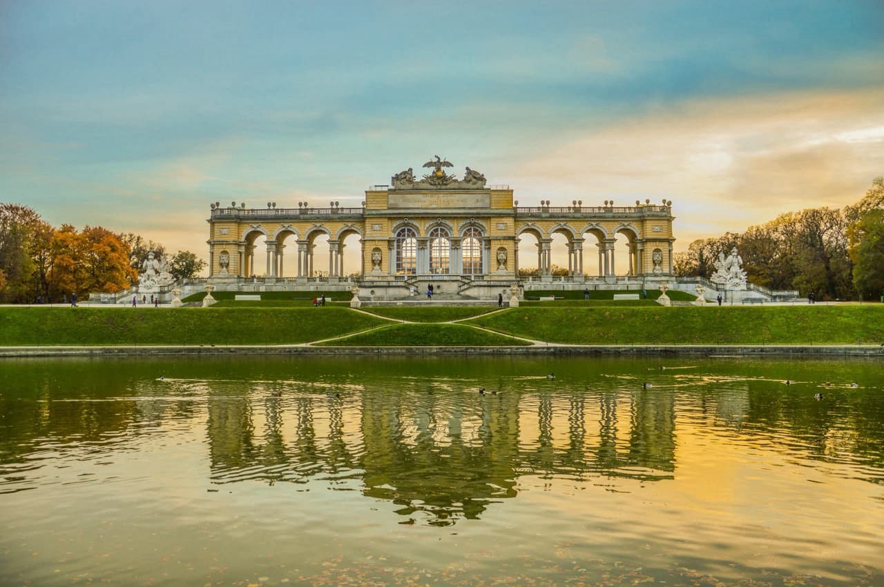 Panoramic view of Vienna's historic city centre